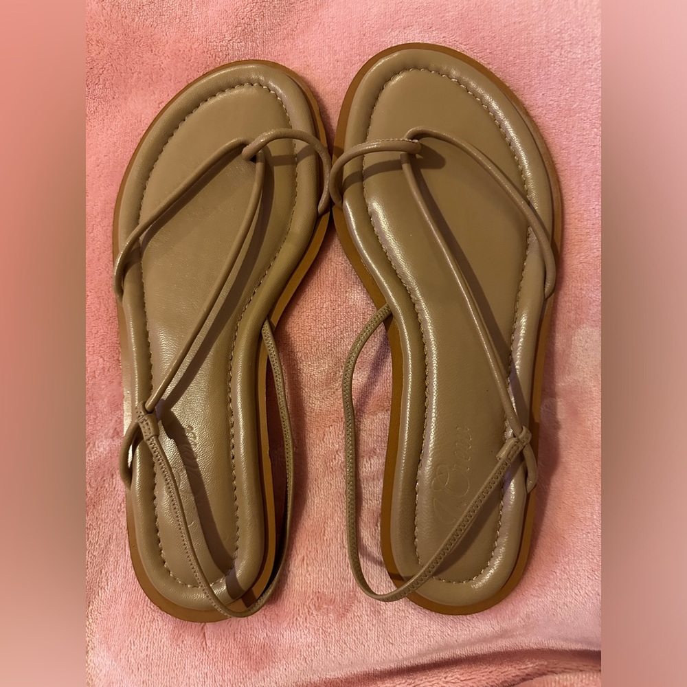 J.Crew Sorrento Strappy Leather Sandals